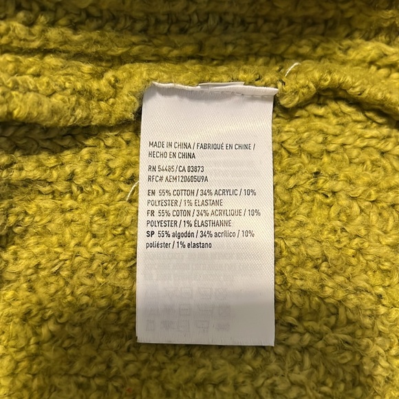 American Eagle Avocado Green Sweater - S - Picture 7 of 8